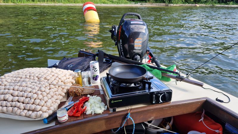 Kleine Segelreise mit der Holzjolle WANDERER